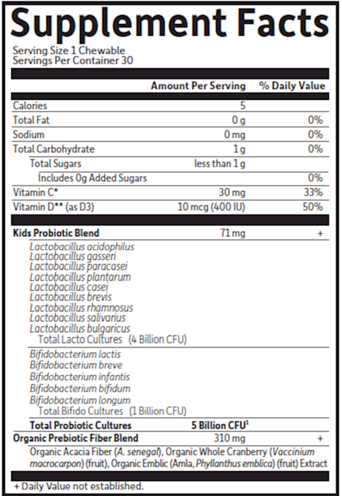 Dr. Formulated Probiotics Organic Kids Watermelon