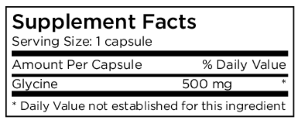 Glycine 500mg