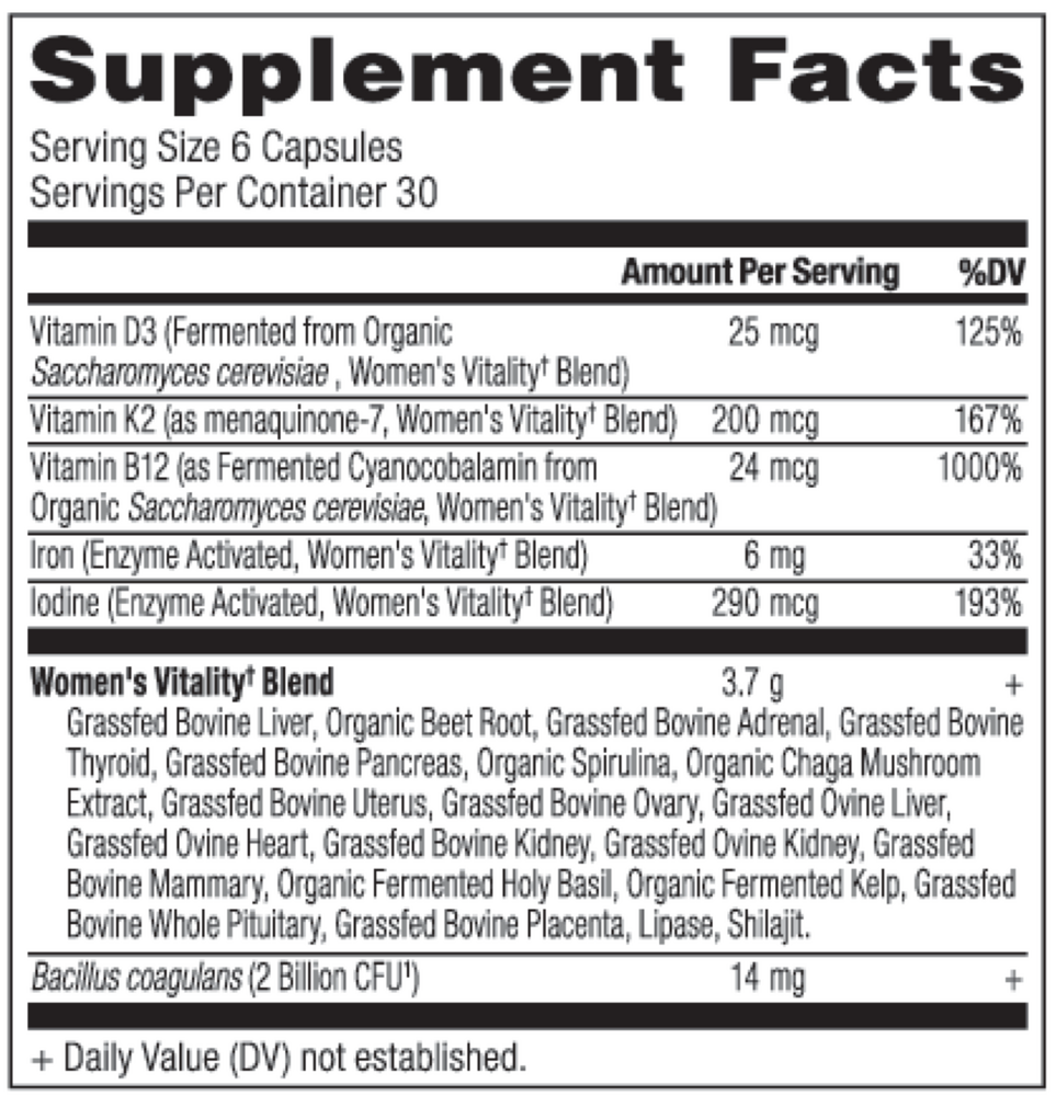 Ancient Glandulars - Women's Vitality