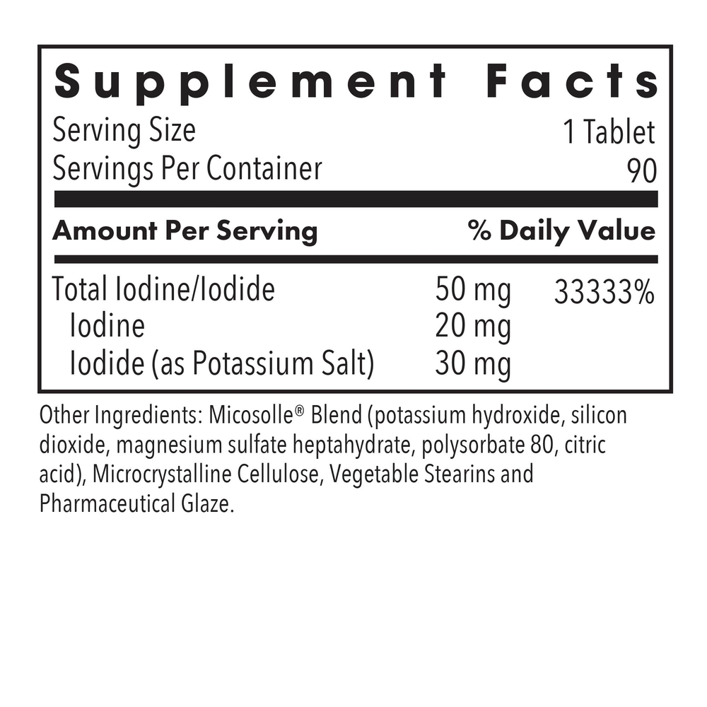 Optimox® Iodoral 50 mg High Potency Iodine