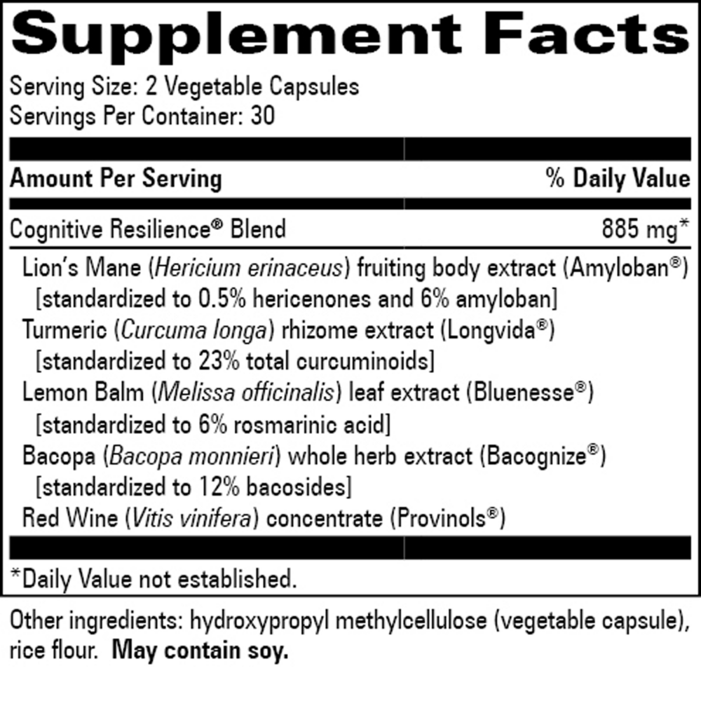 Cognitive Resilience
