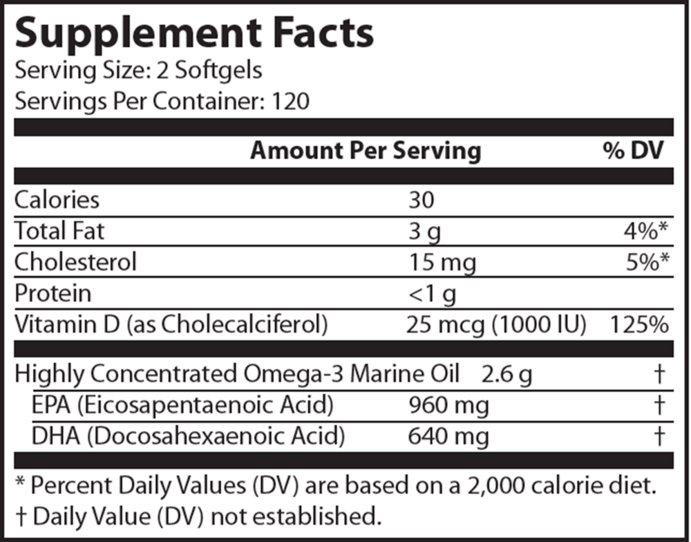 Omega 3D (California Only)
