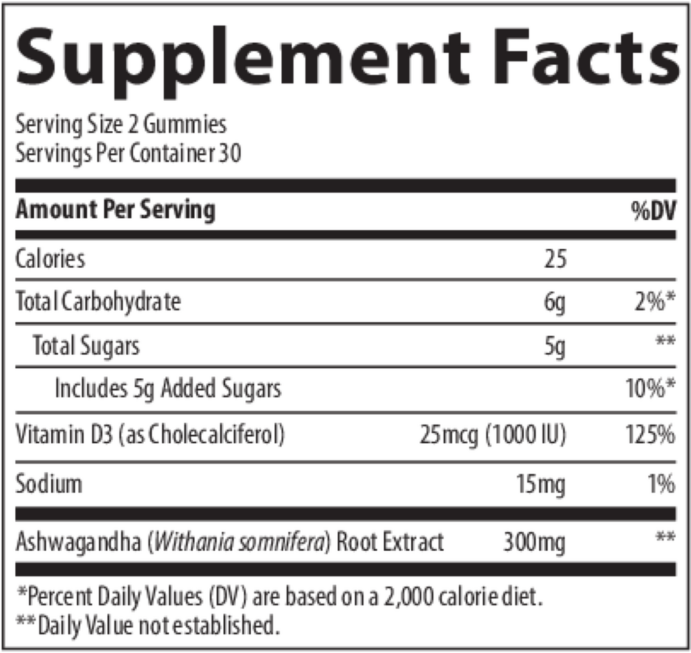 Ashwagandha Gummies - Passion Fruit Orange Flavor
