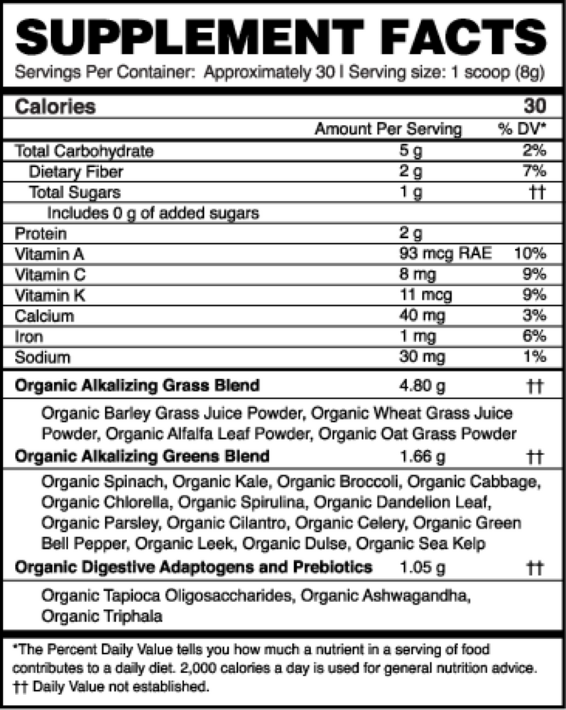 Easy Being Green: Greens Powder - Orange