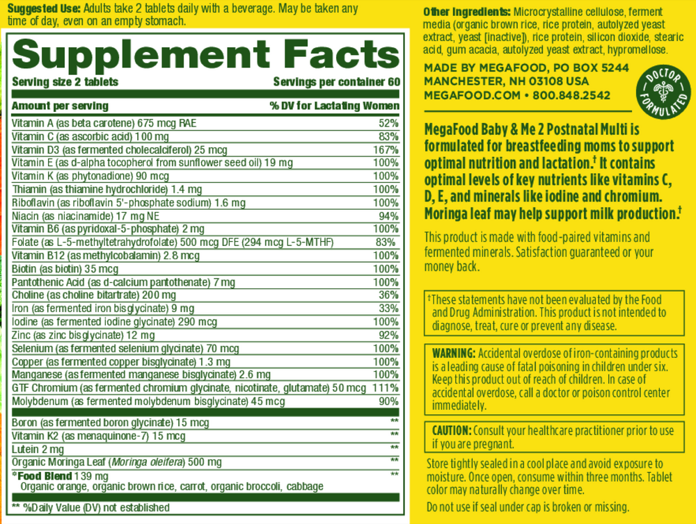 Baby & Me 2™ Postnatal Multi