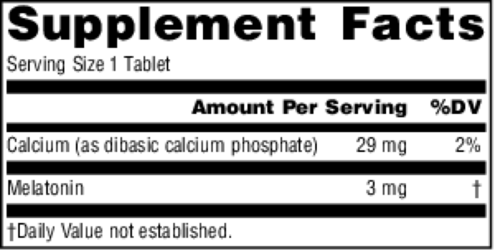 Sleep Science® Melatonin 3mg Time Release