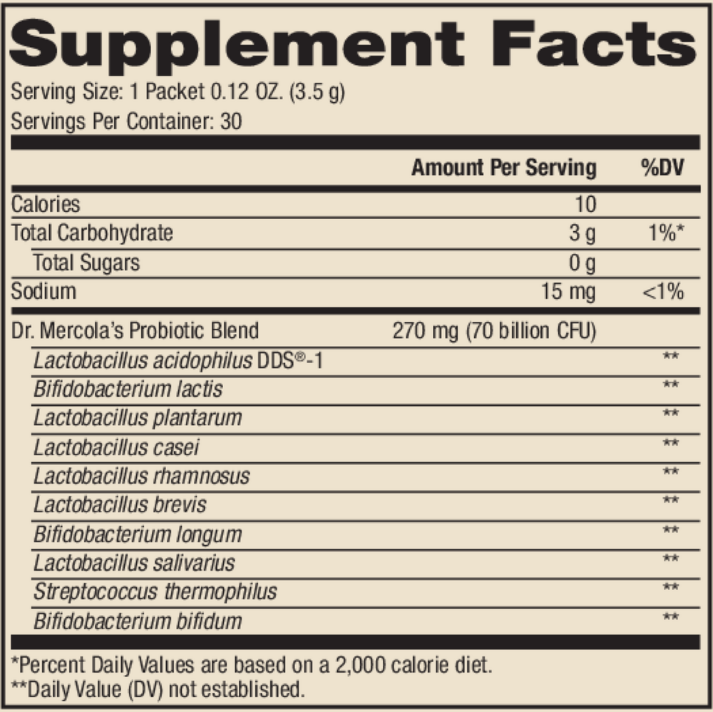 Complete Probiotics Powder Packets