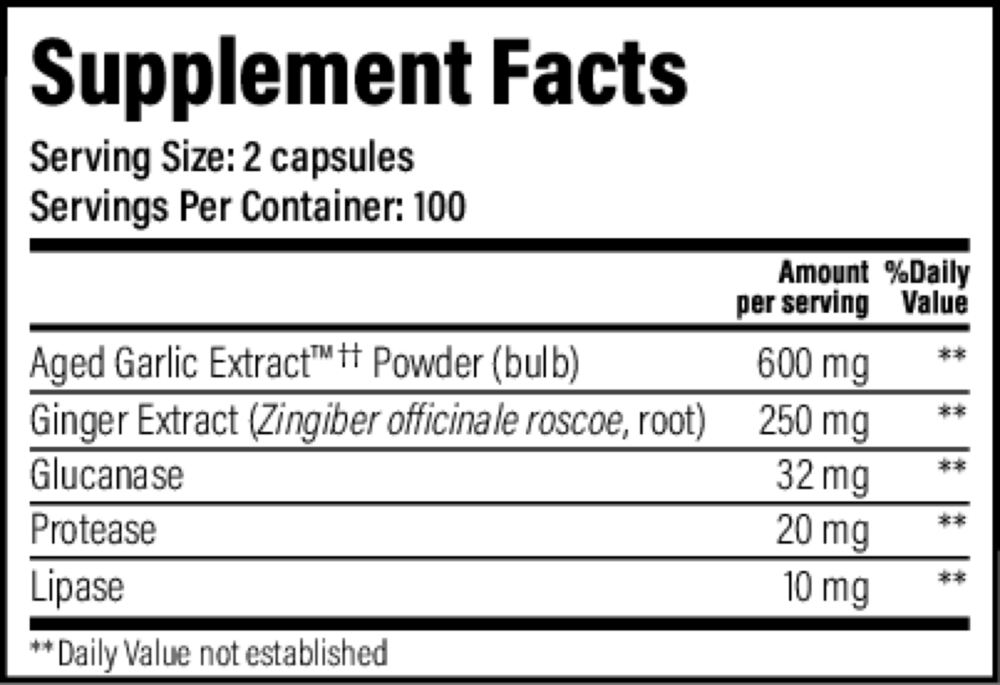 Kyolic Aged Garlic Extract Formula 102 - Candida Cleanse & Digestion
