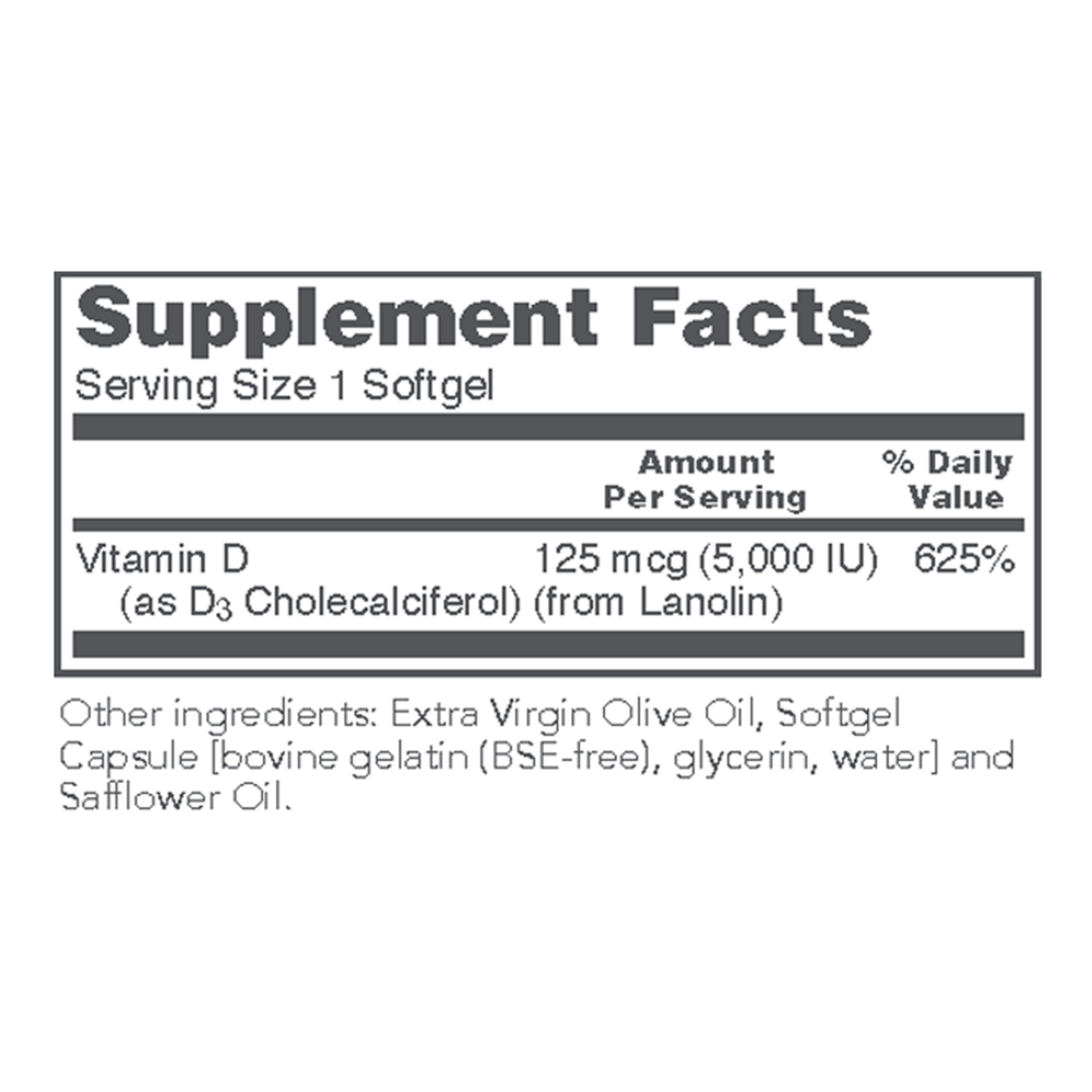 Vitamin D3 5,000IU