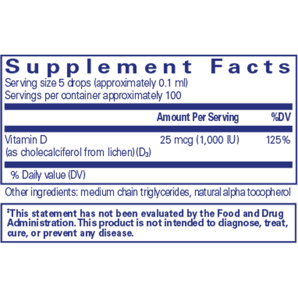 Vitamin D3 (Vegan) Liquid