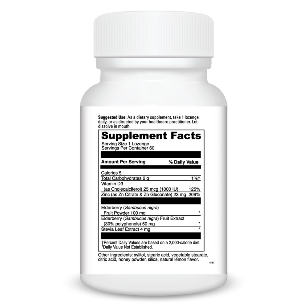 Zinc Lozenge + Elderberry Chewable