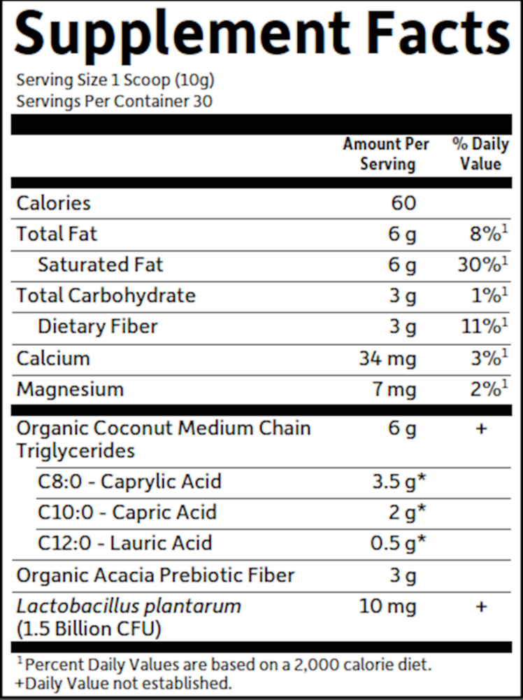 Dr. Formulated Keto Organic MCT Powder