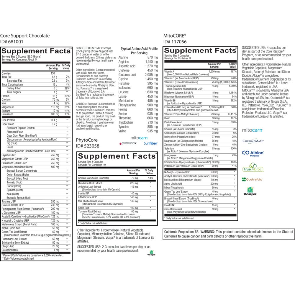 Core Restore - Chocolate 14 Day (California Only)