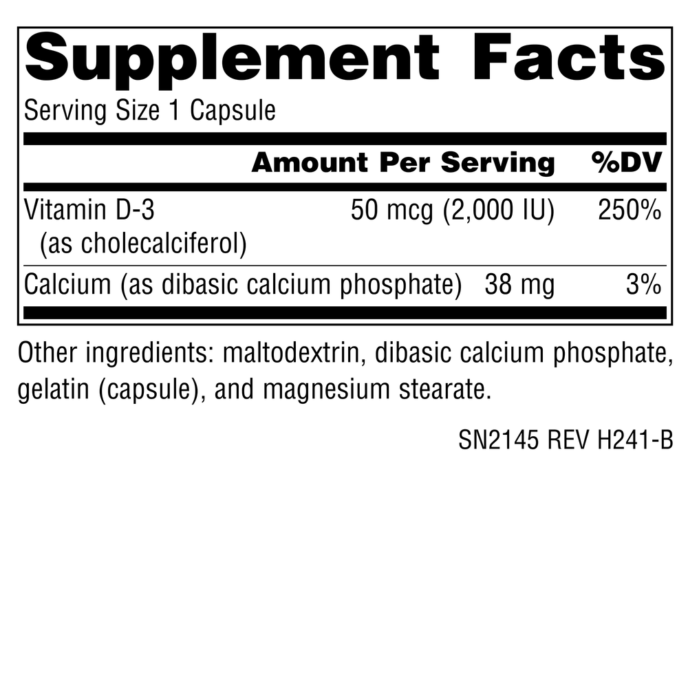 Vitamin D3 2000IU
