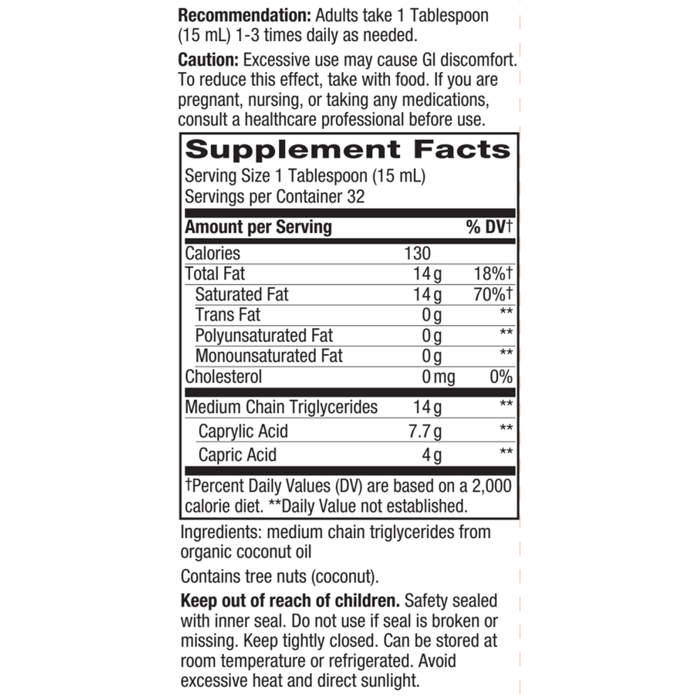 100% MCT Oil