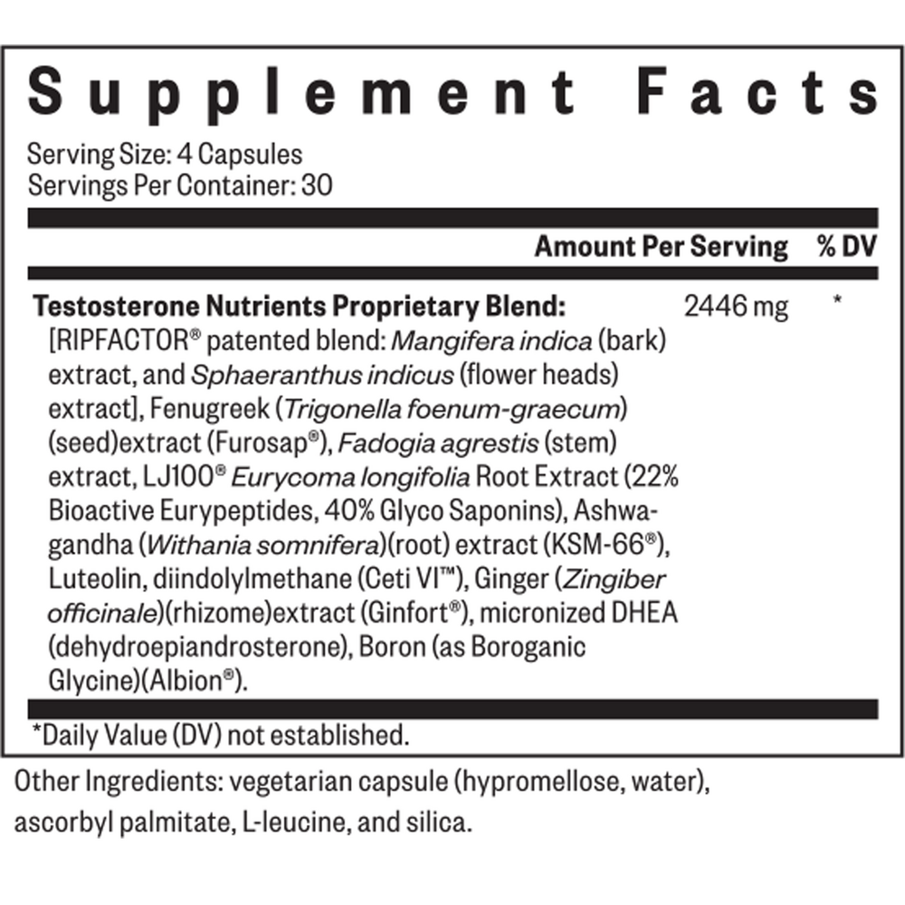 Testosterone Nutrients