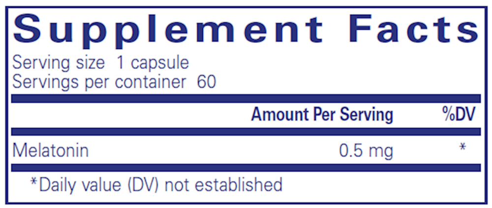 Melatonin 0.5mg