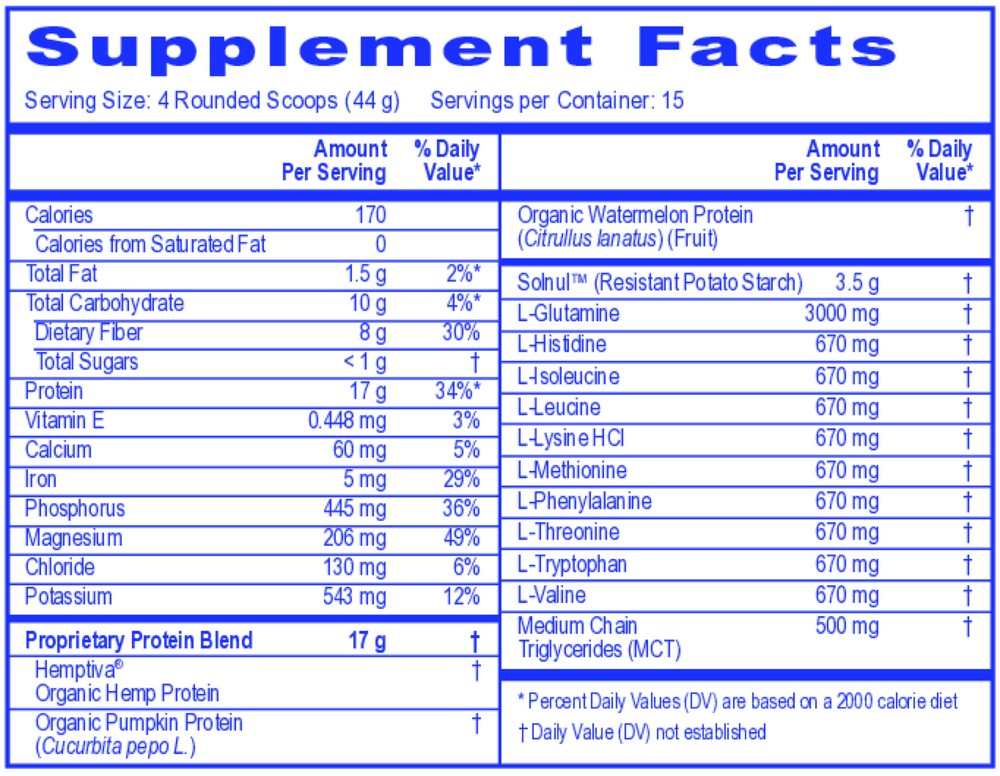 Mega Hemp Protein, Vanilla