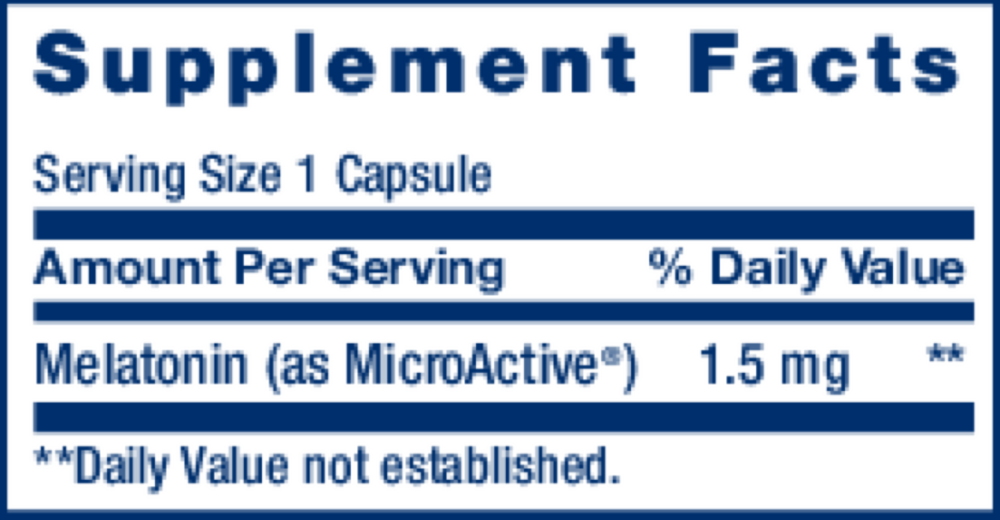 Melatonin IR/XR 1.5mg