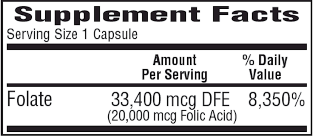 Folic Acid 20mg