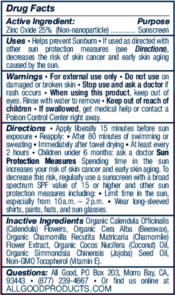 SPF50+ Kid's Sunscreen Butter Stick