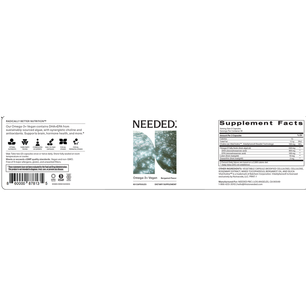 Prenatal Omega 3+ Vegan