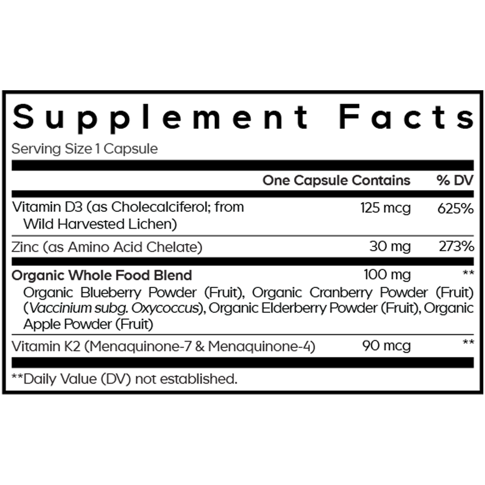 Vitamin D, K2 & Zinc