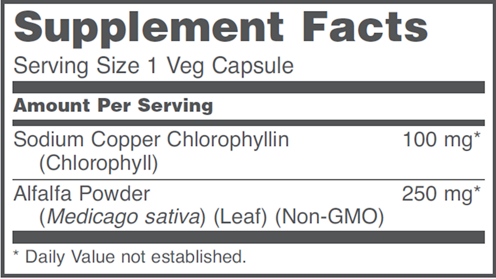 Chlorophyll 100mg