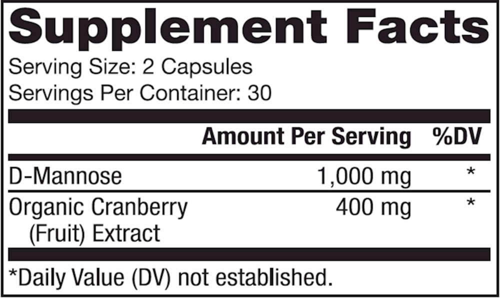 D-Mannose and Cranberry Extract