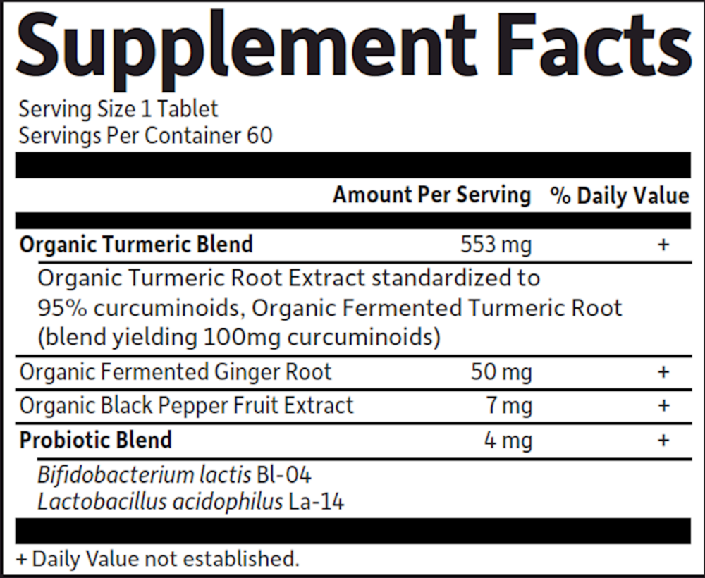 mykind Organics Extra Strength Turmeric Inflammatory Response