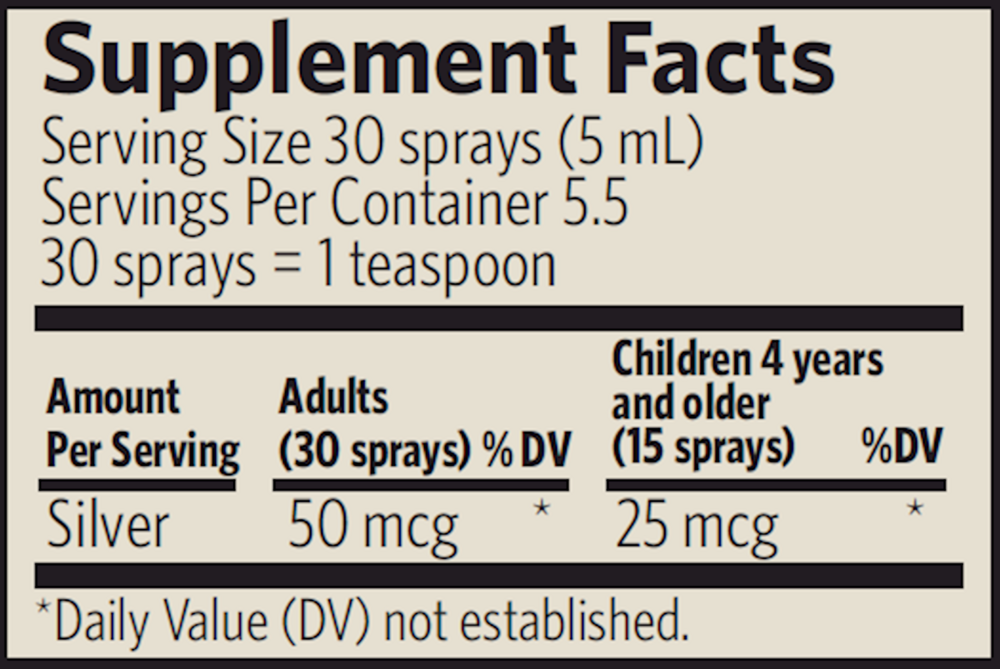 Bio-Active Silver Hydrosol Immune Fine Mist Spray