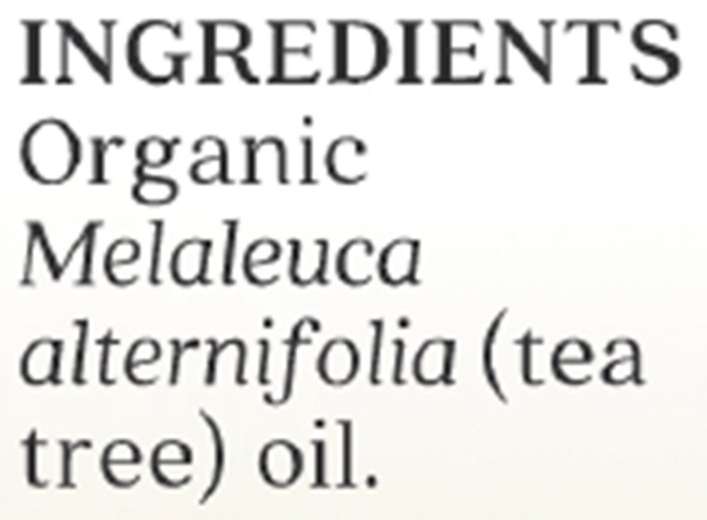 Tea Tree Organic Essential Oil